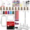 POOLIN EOC05 4in x 9.2in Embroidery Machine with Deluxe Accessory Bundle - Red